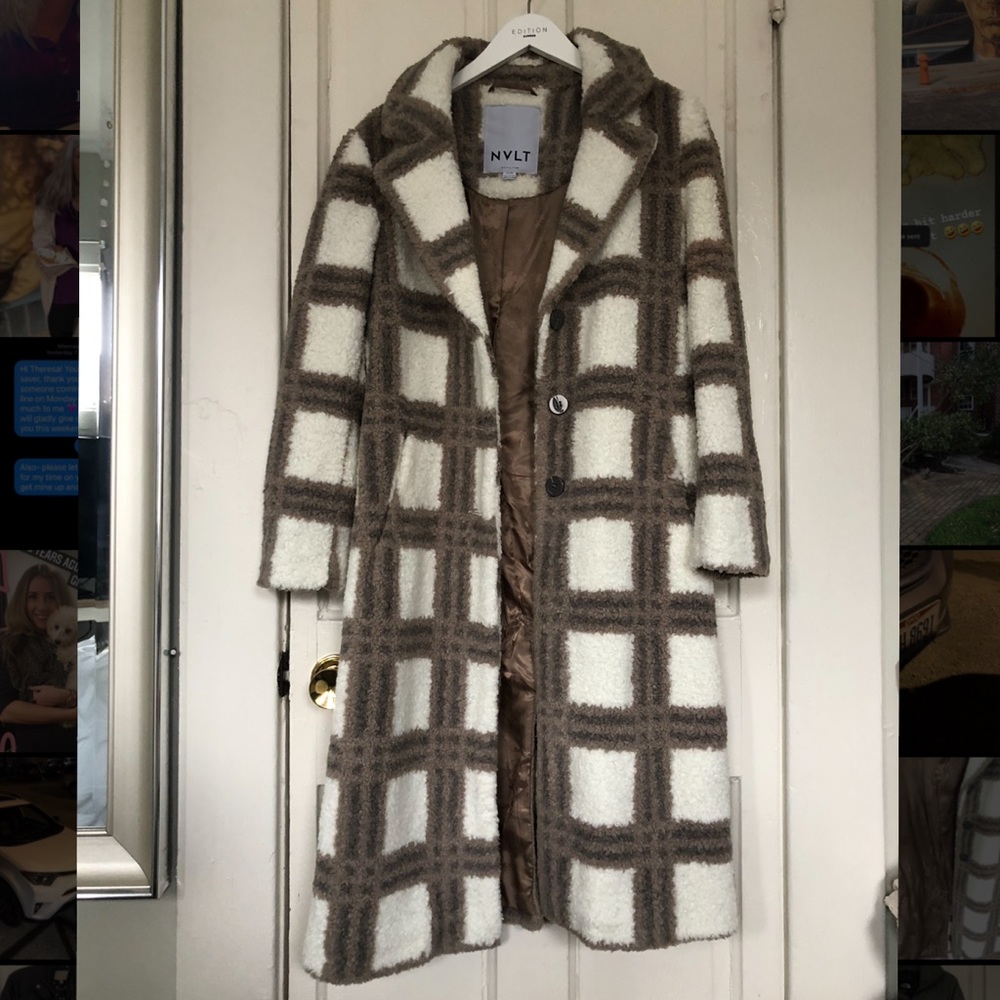 NVLT extra long teddy bear jacket